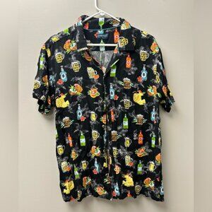 Island Haze Men’s Button Up Graphic Shirt